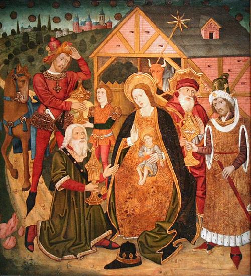 Master of the Prelate Mur The Adoration of the Magi Germany oil painting art